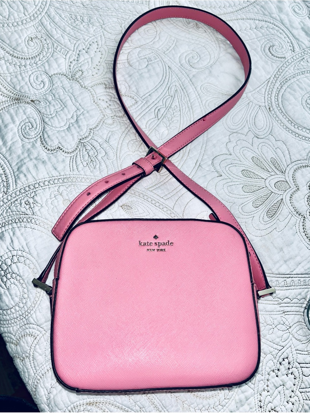 kate spade Pink Crossbody Bag - textured finish